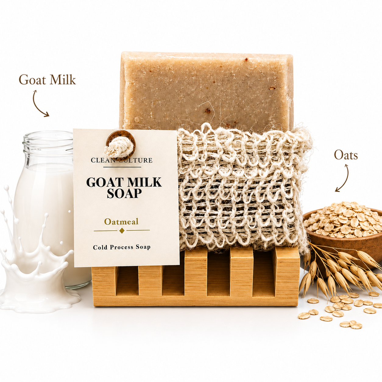 Clean Culture™ Oatmeal Soap Bar