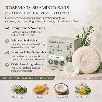 Clean Culture™ Natural Shampoo Bar