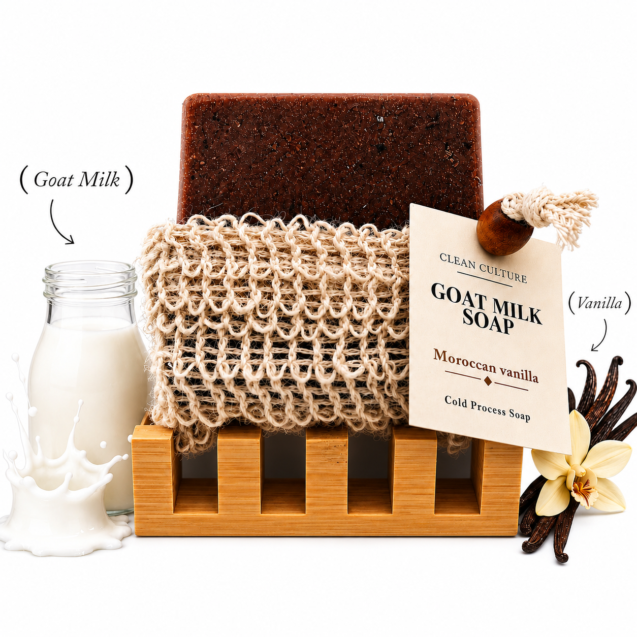 Clean Culture™ Moroccan Vanilla Soap Bar